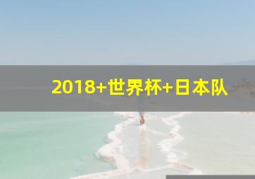 2018 世界杯 日本队